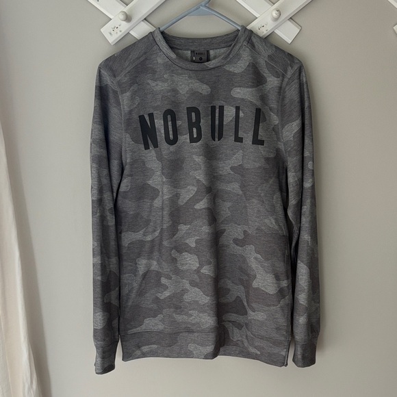 NOBULL Other - NOBULL Men's Long Sleeve Camo Crewneck Sweatshirt- Gray